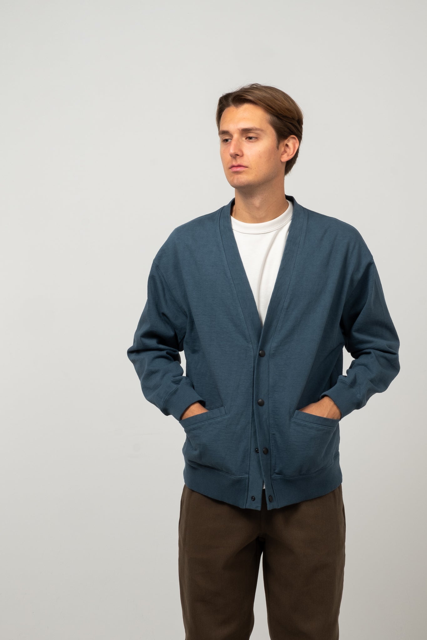 Jackman Dotsume Cardigan - Dark Turquoise – Circle of Friends Shop