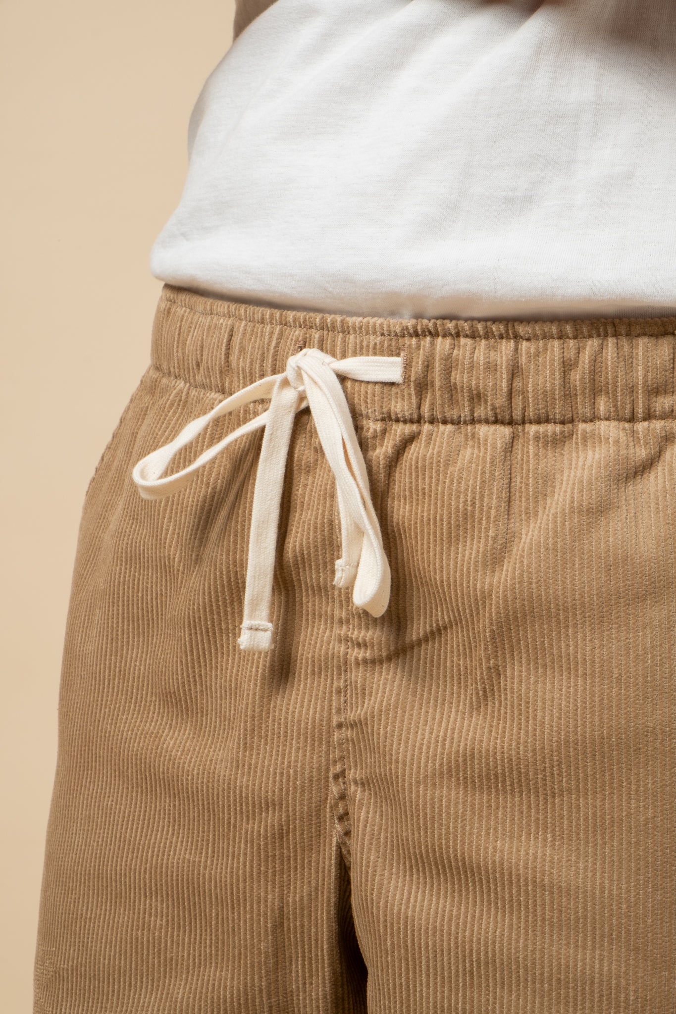 Active lazy Pants 8 Wale Corduroy - Beige