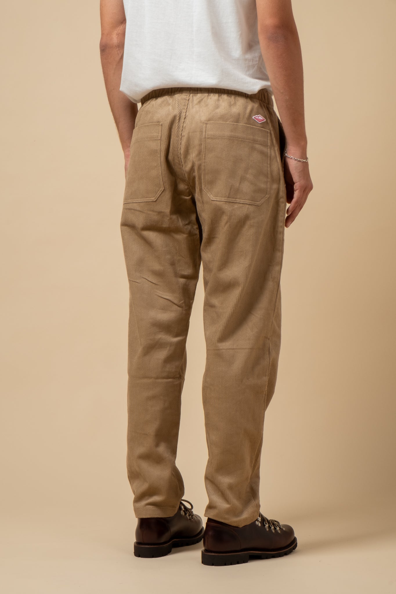 Active lazy Pants 8 Wale Corduroy - Beige