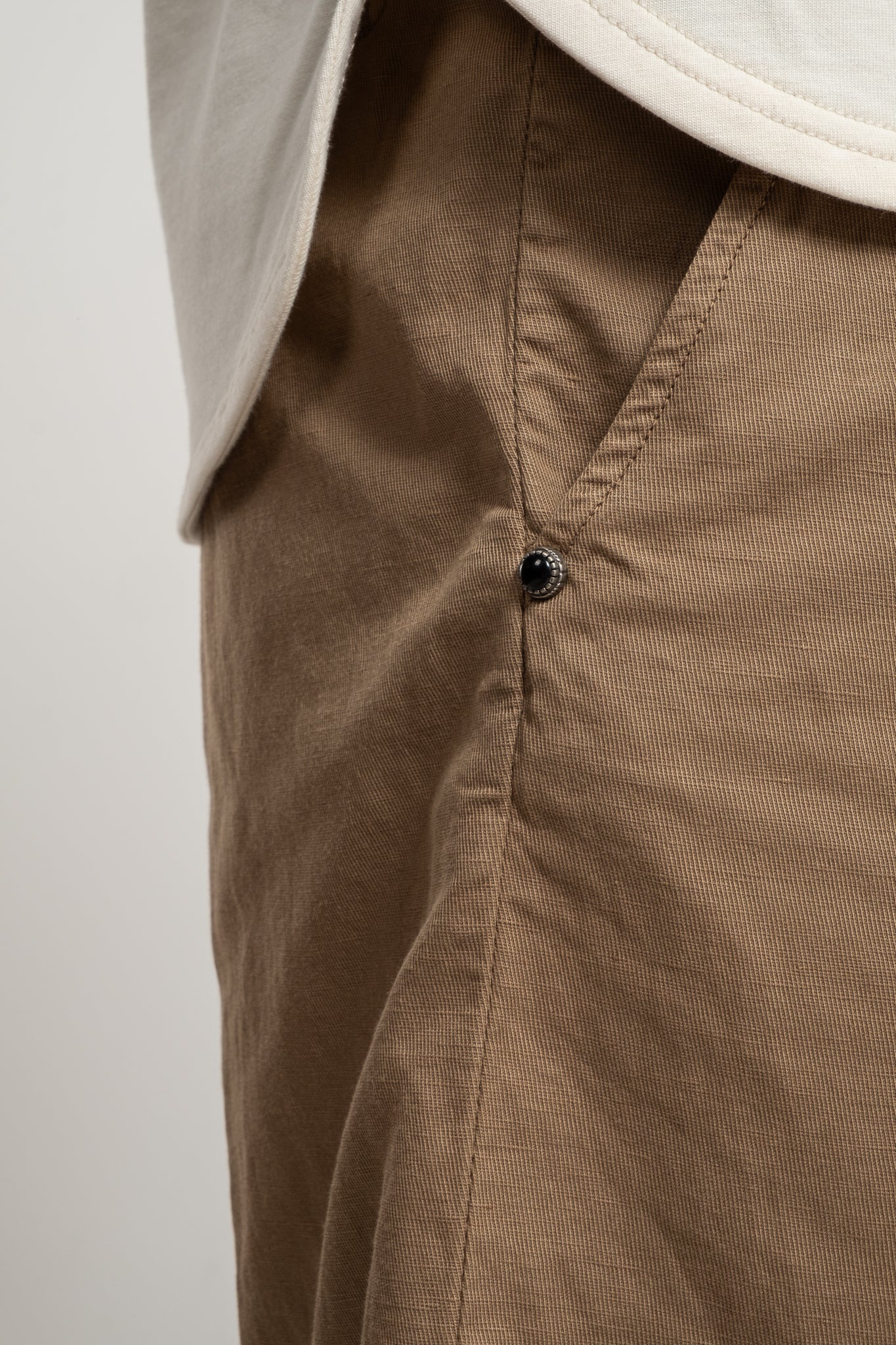 Bermuda Belted Chino Shorts - Khaki