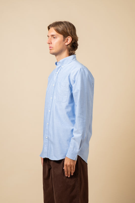 Button Down American Oxford - Light Blue