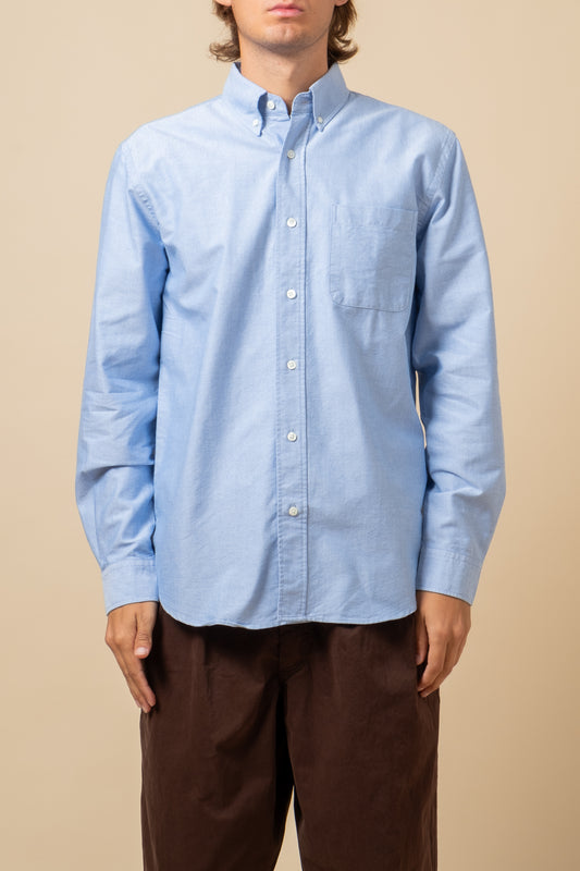 Button Down American Oxford - Light Blue