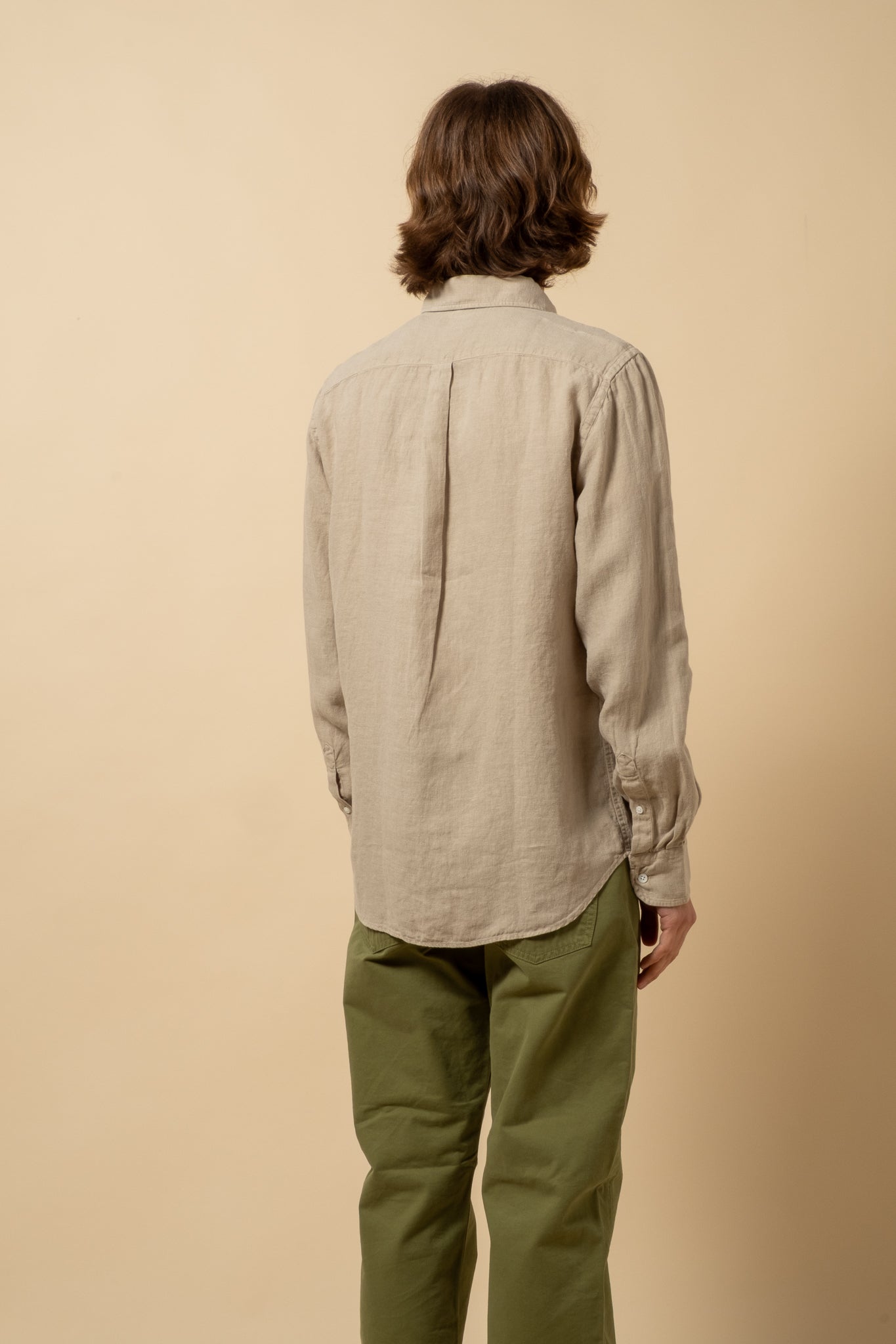 Button Down Pure Linen - Sand