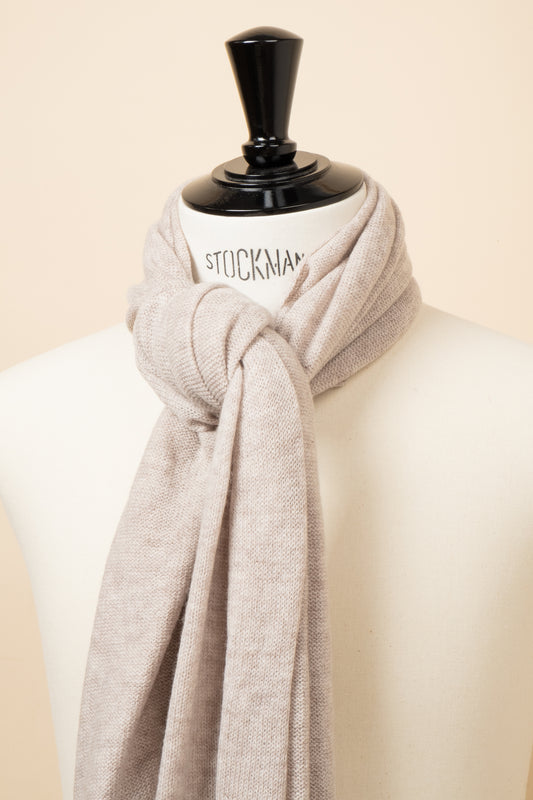 Cashmere Scarf - Natural