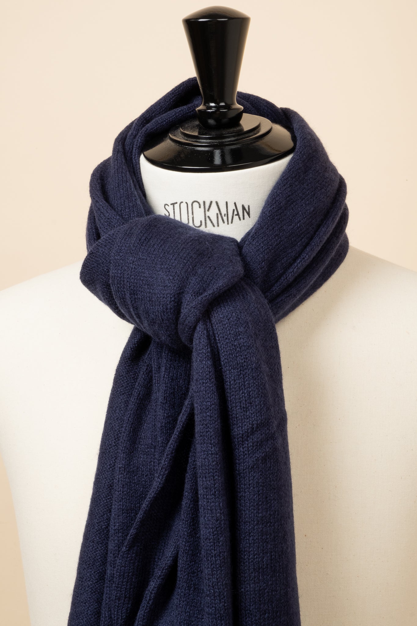 Cashmere Scarf - Navy