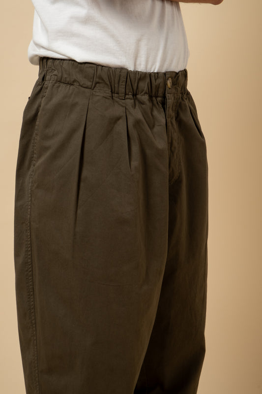 Clyde Pant Lightweight Cotton - Dark Olive