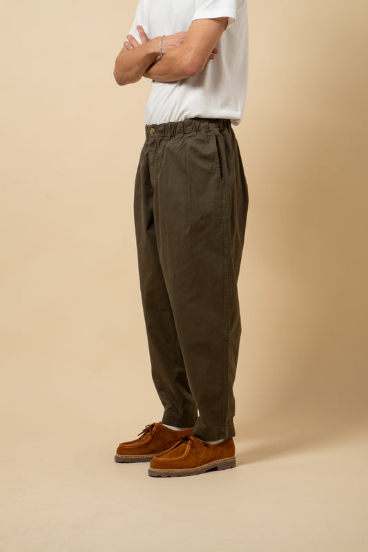 Clyde Pant Lightweight Cotton - Dark Olive