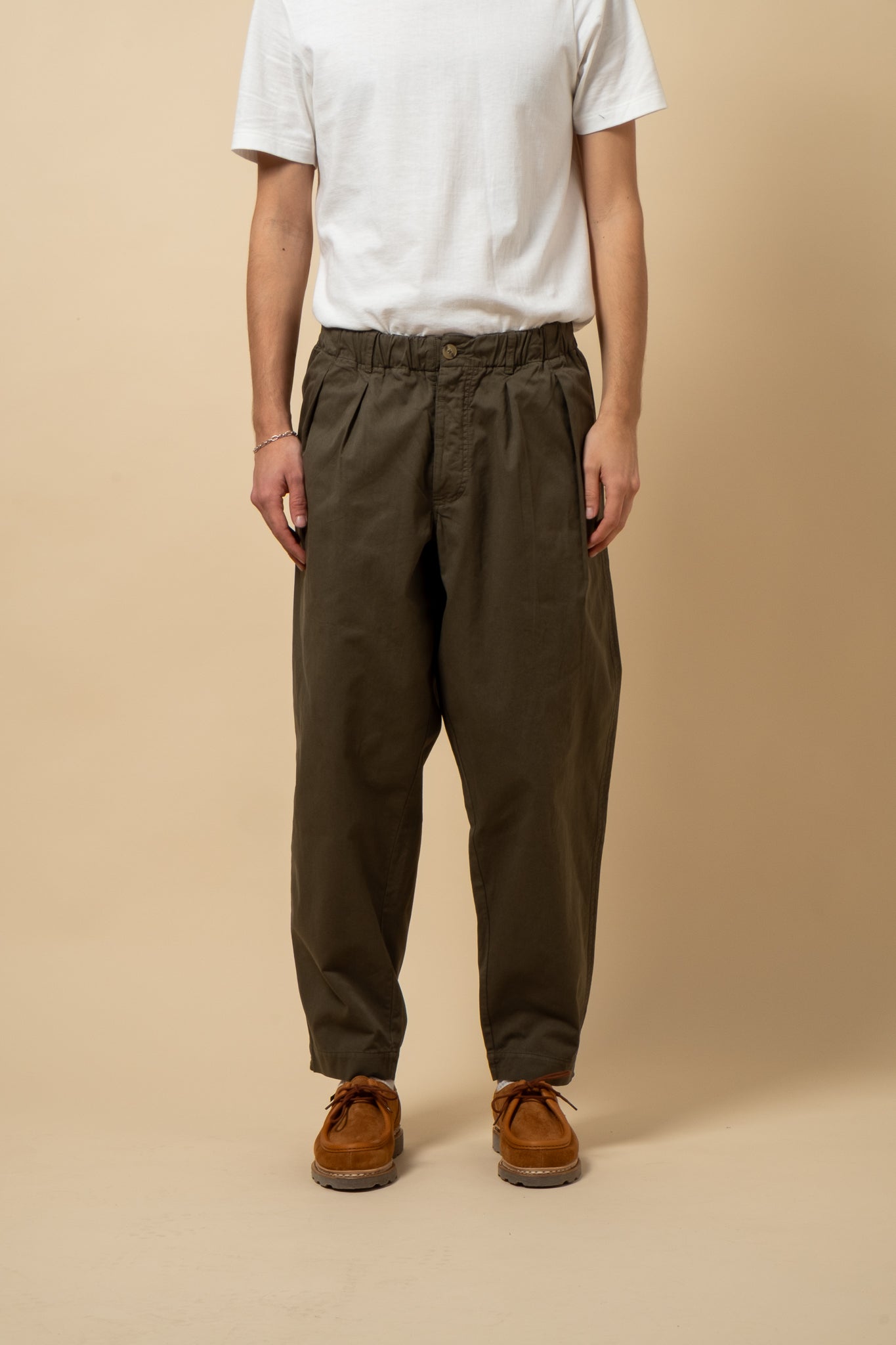 Clyde Pant Lightweight Cotton - Dark Olive