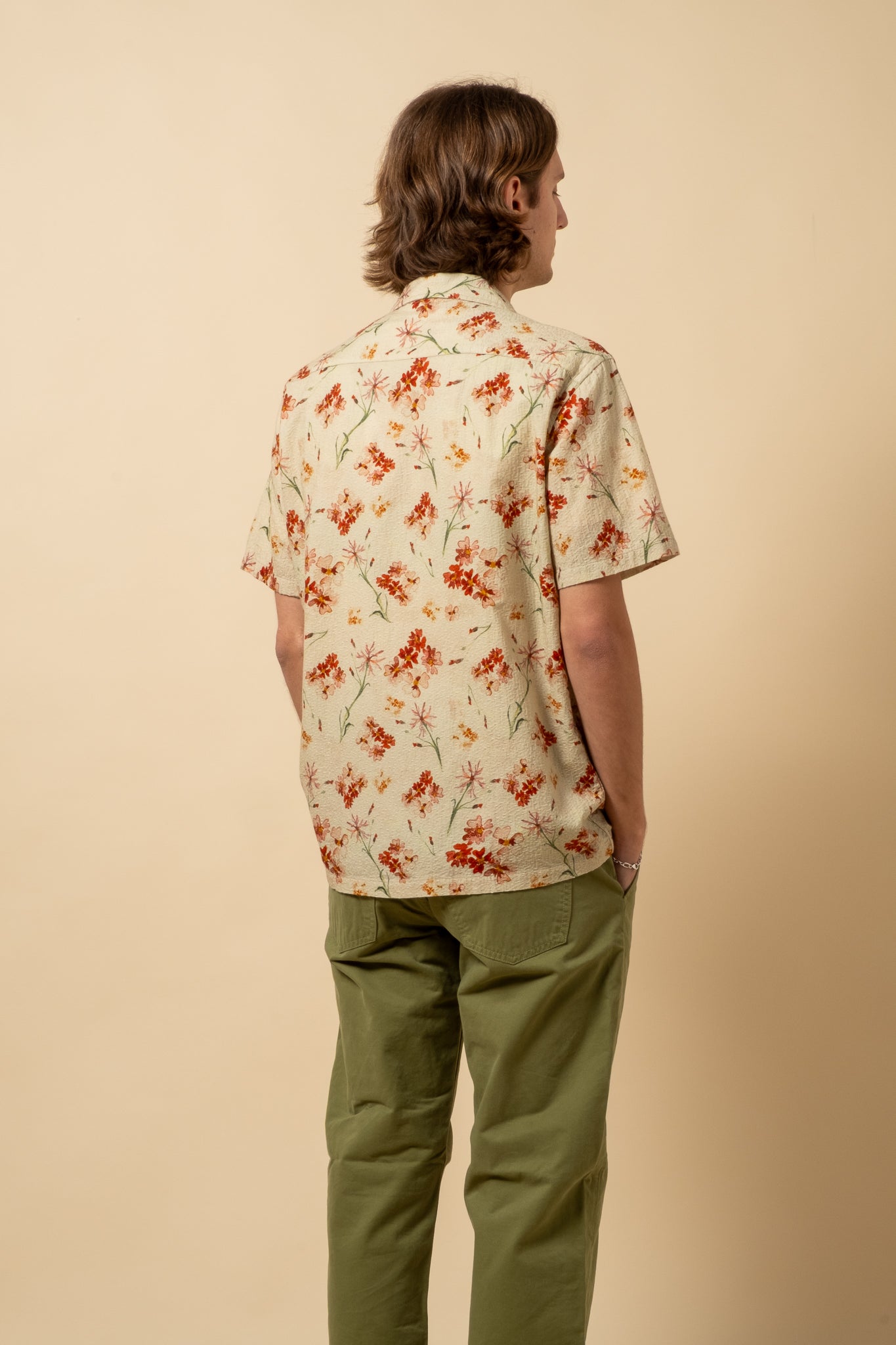 Crammond Shirt Structured Cotton - Floral Print