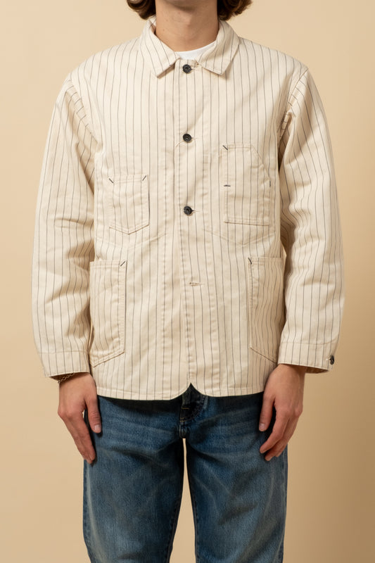 De Luxe Railroader Jacket - HBT Stripe