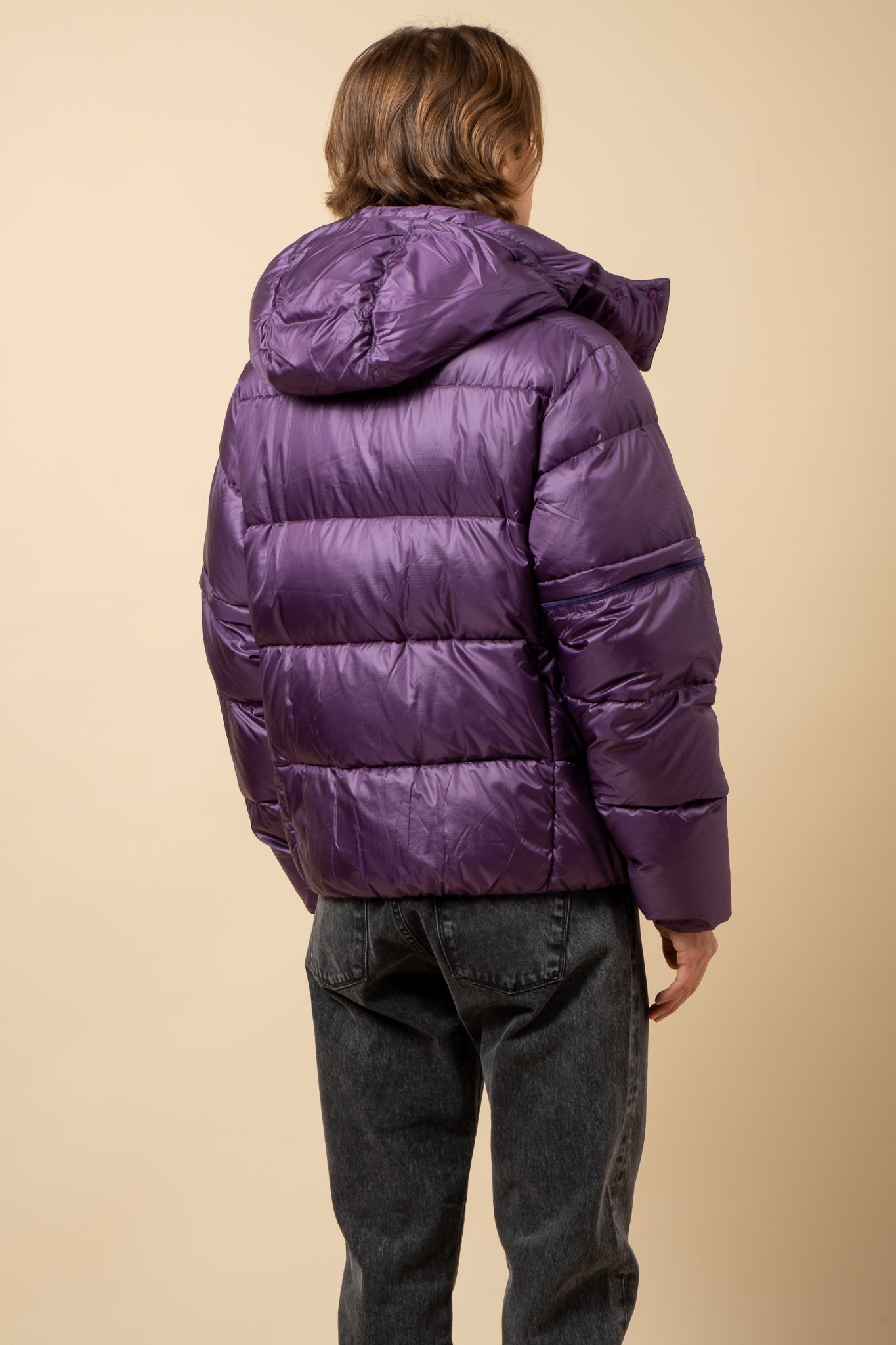 Eitherway Down Jacket - Purple x Red