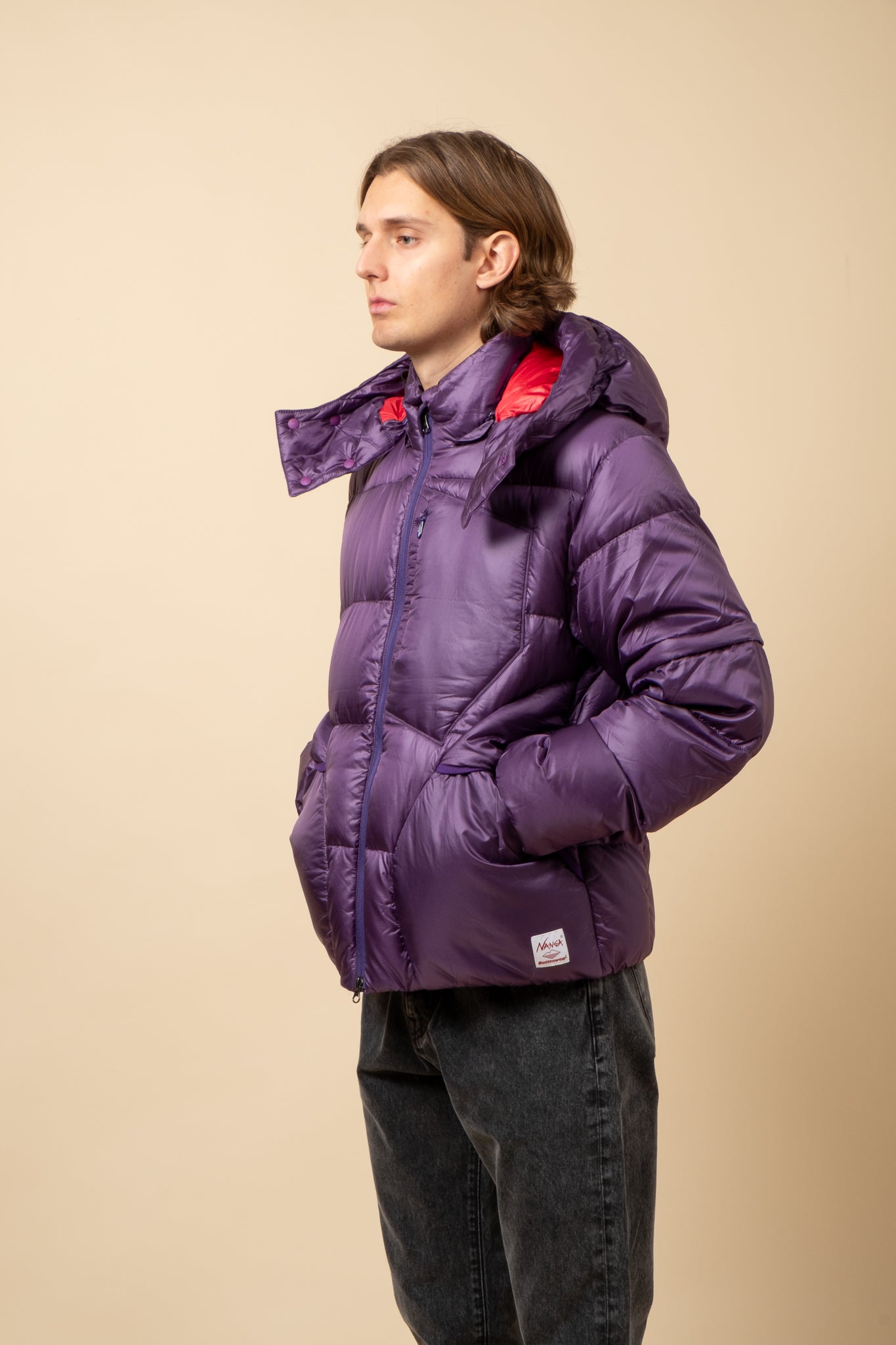 Eitherway Down Jacket - Purple x Red