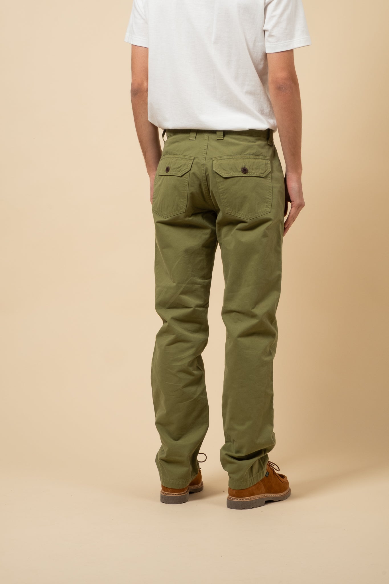 Fatigue Pants Double Twisted Twill - Moss Green