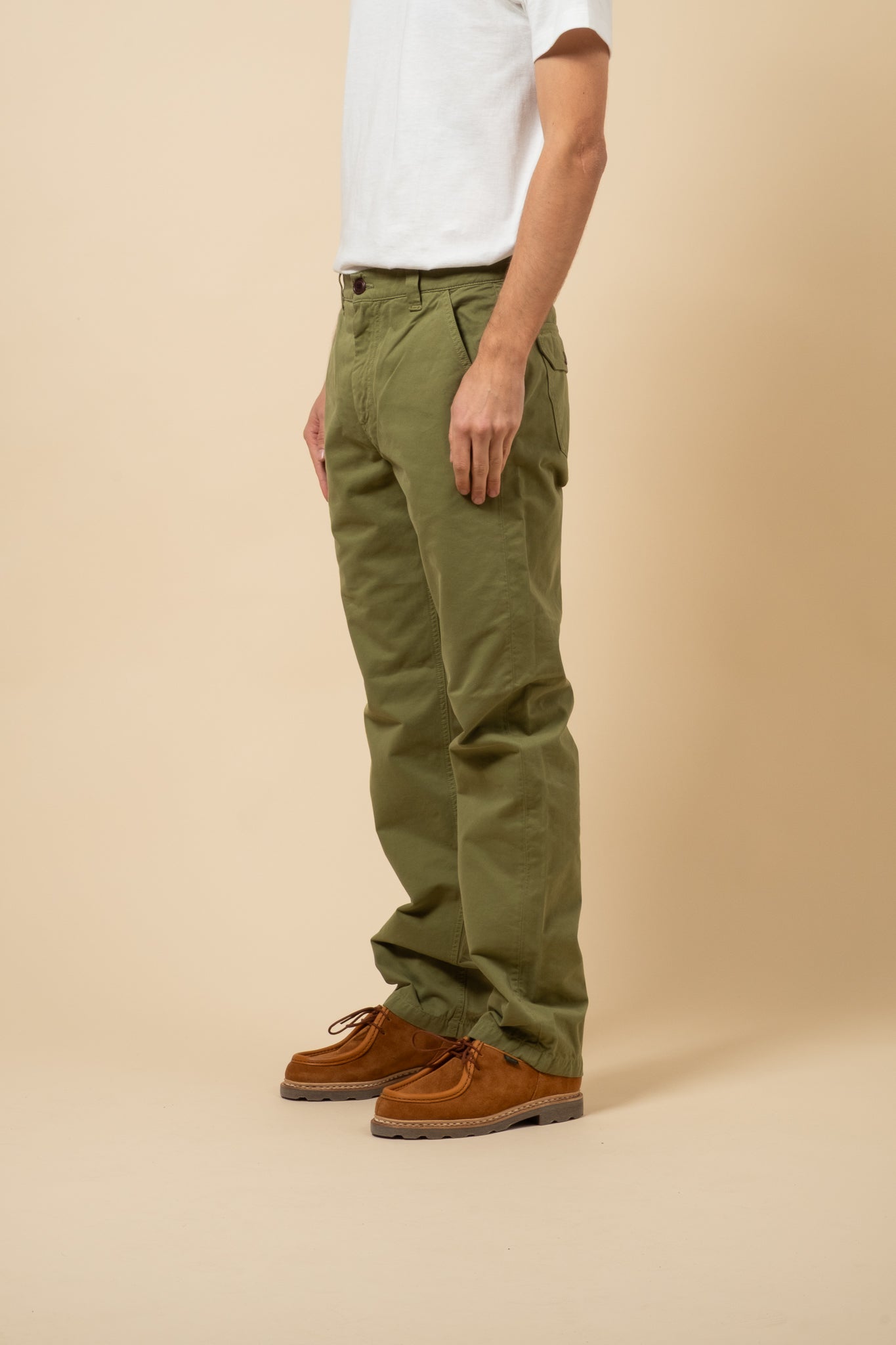 Fatigue Pants Double Twisted Twill - Moss Green