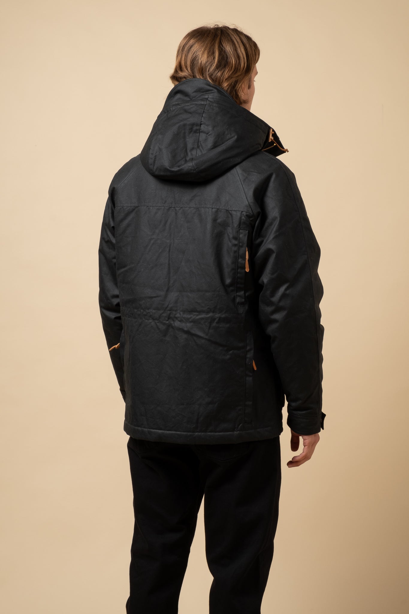 Fisherman Parka Waxed - Black