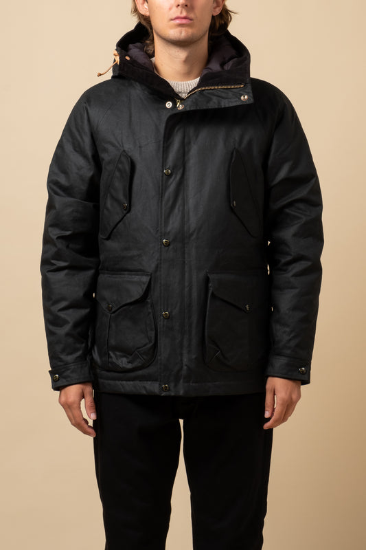 Fisherman Parka Waxed - Black