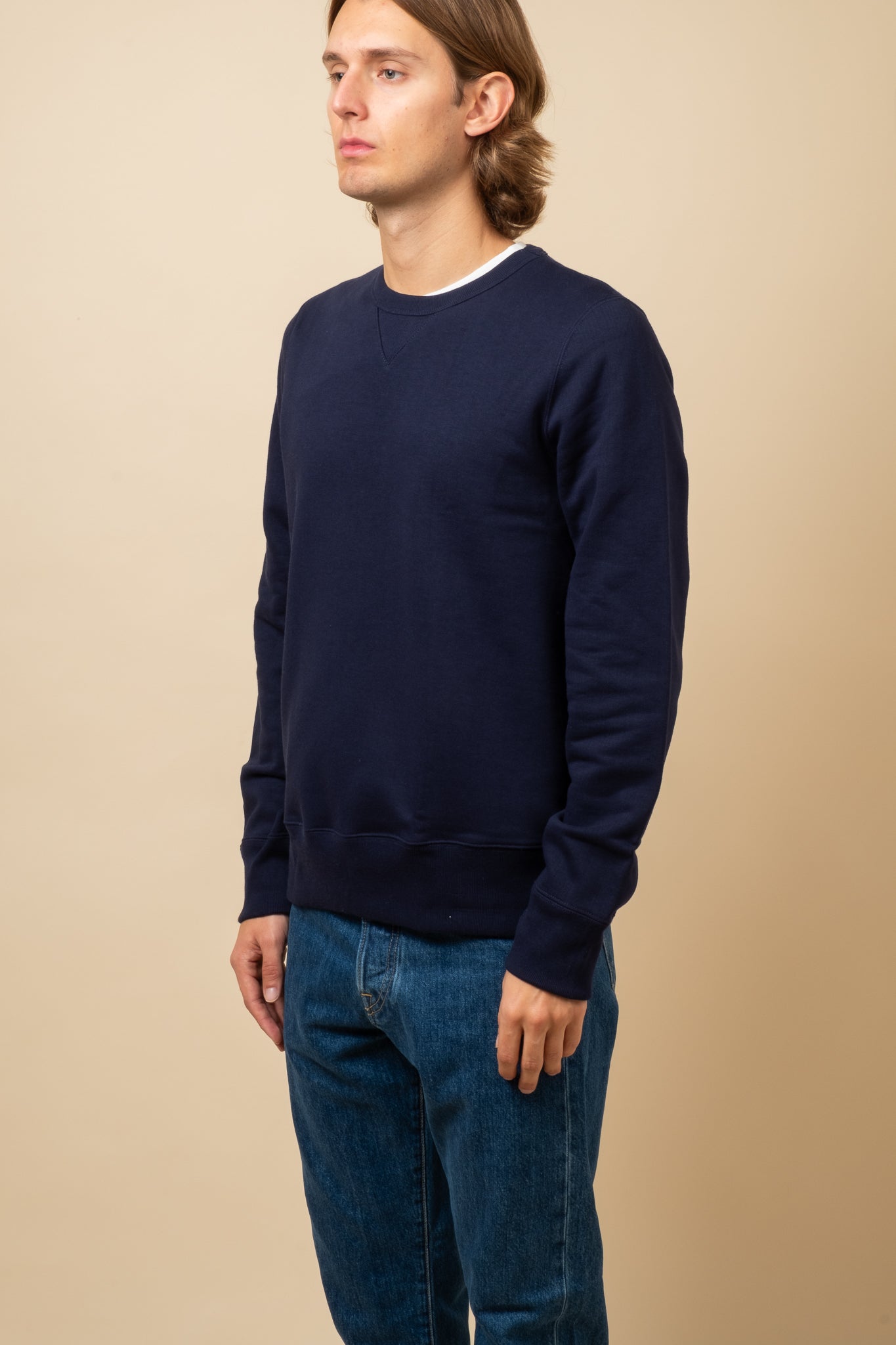 Good Originals 12oz Loopwheeled Sweatshirt - Ink Blue