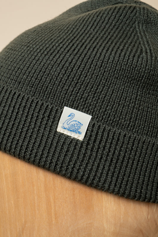 Good Basics Classic Merino Beanie - Army