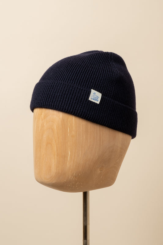 Good Basics Classic Merino Beanie - Navy