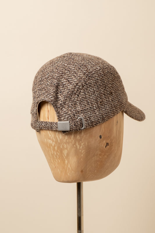 Kyoto Cap Wool Tweed - Brown