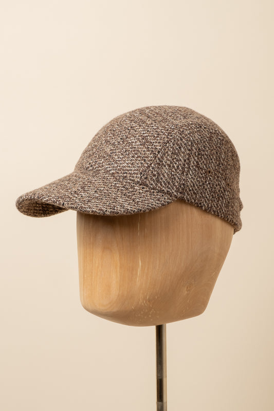 Kyoto Cap Wool Tweed - Brown