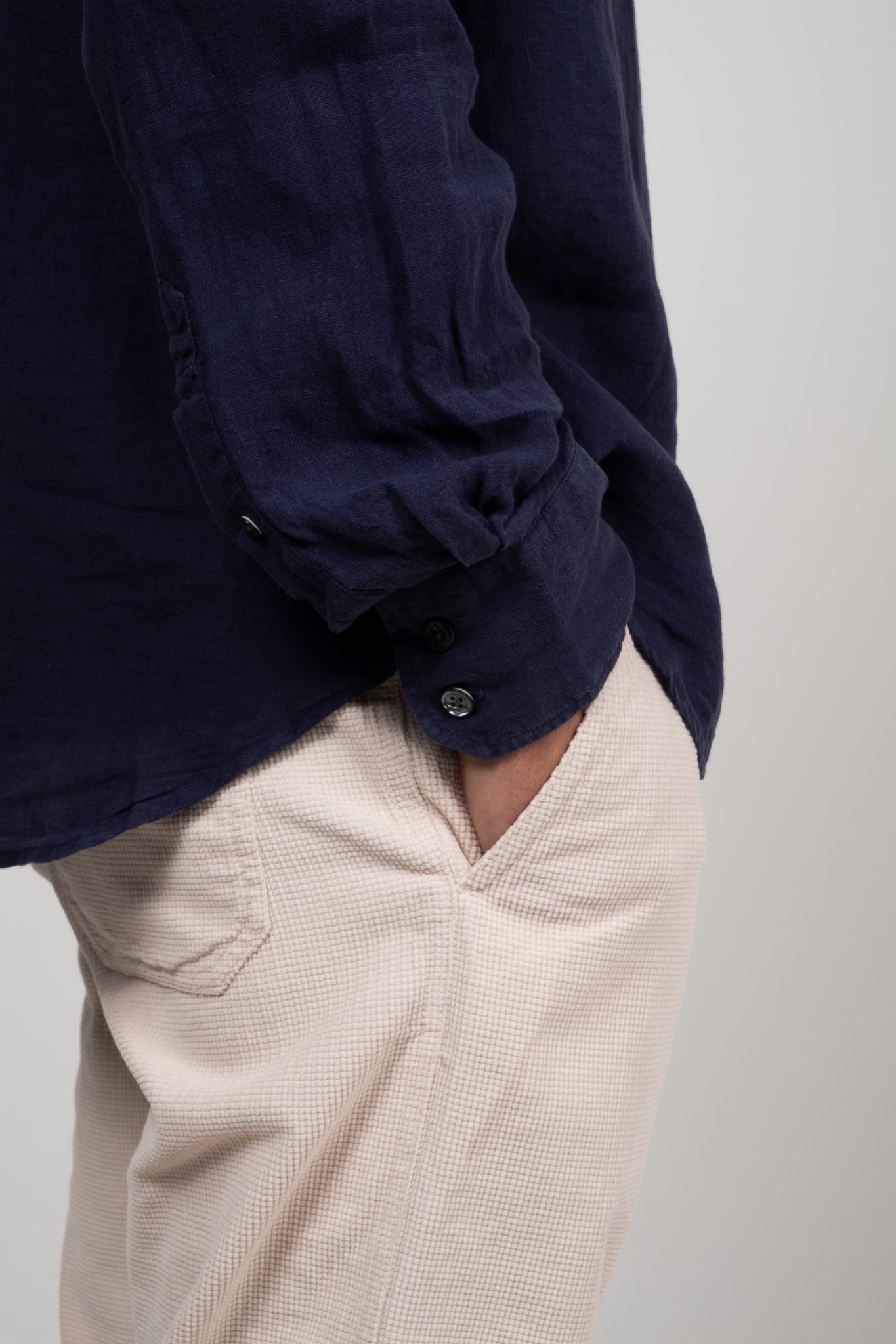 Linen Shirt - Deep Blue