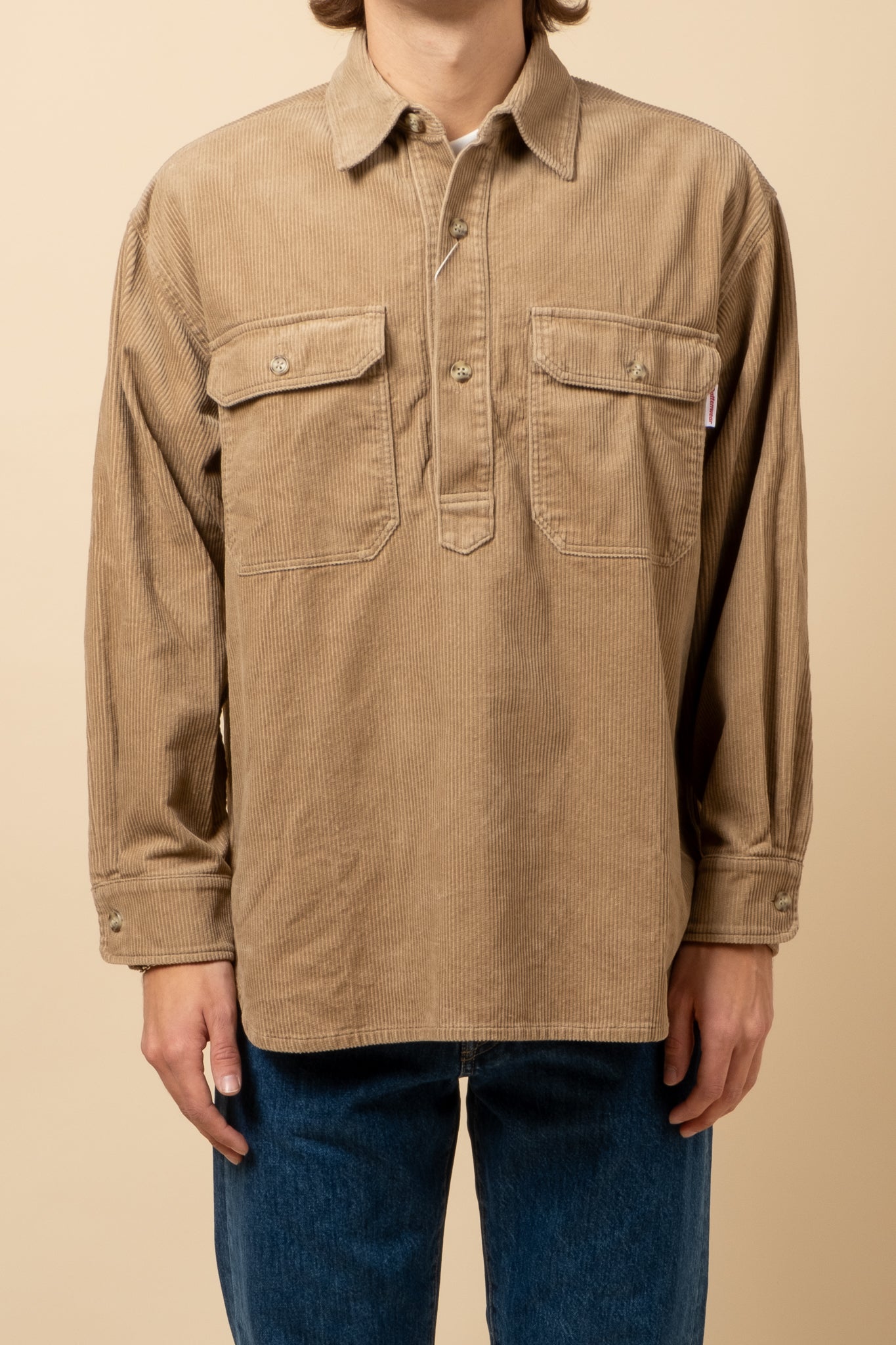 Lumberjack Pullover V.2 - Beige Corduroy