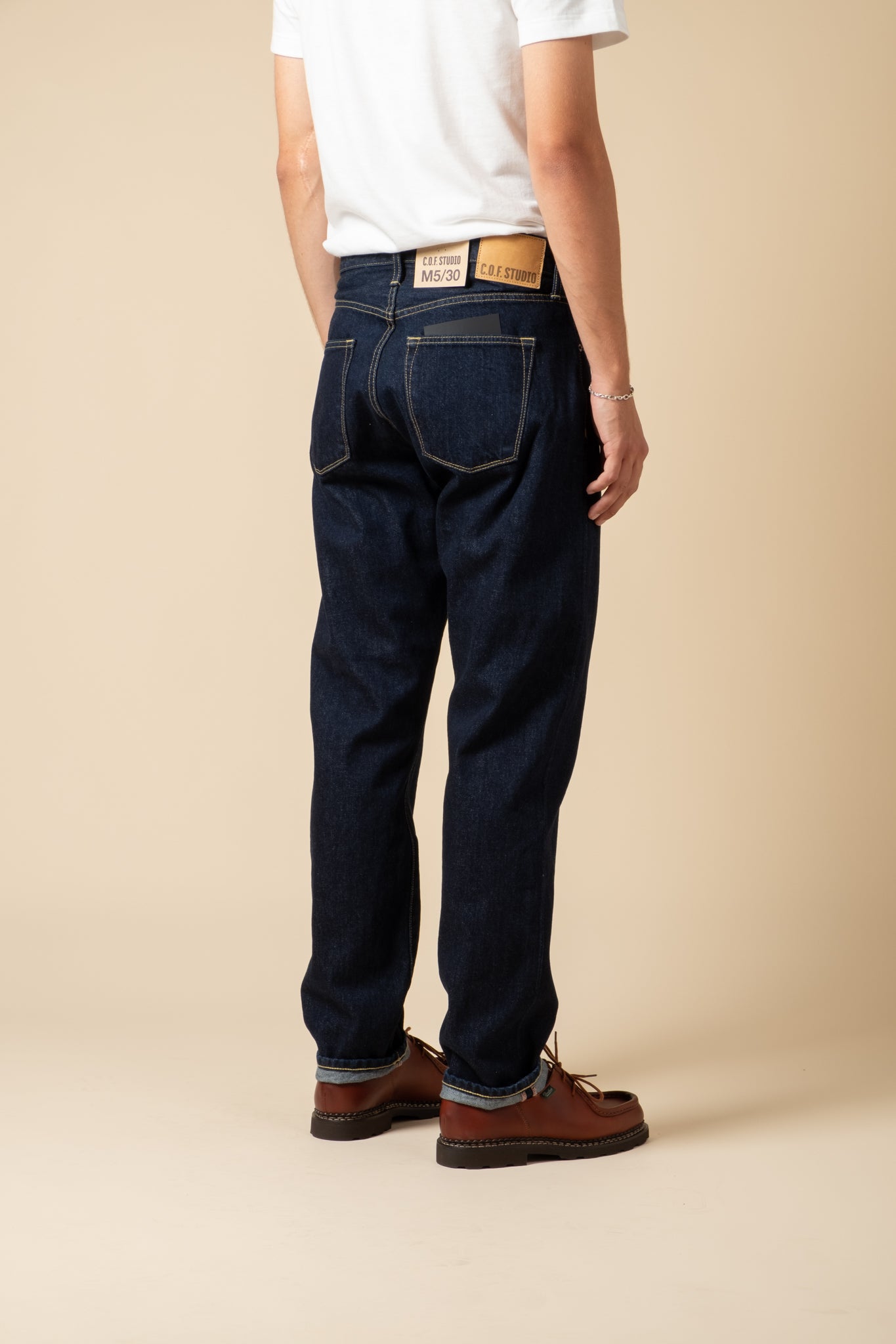 M5 13oz RG Cotton Deep Indigo - Rinsed