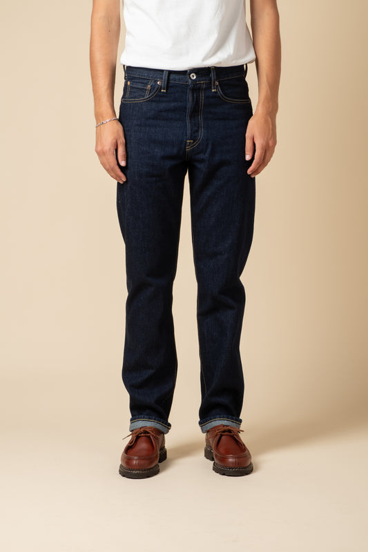 M6 13oz RG Cotton Deep Indigo - Rinsed