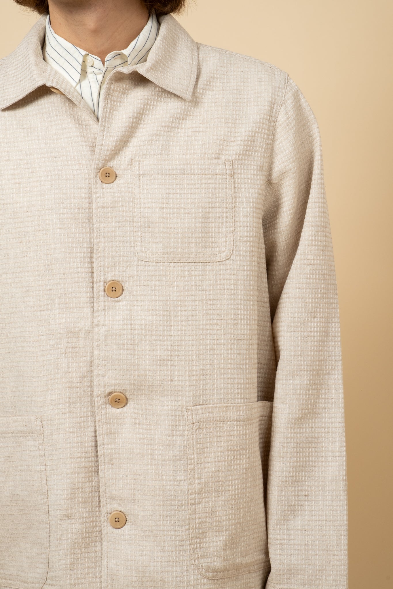 Ormiston Jacket - Linen Waffle