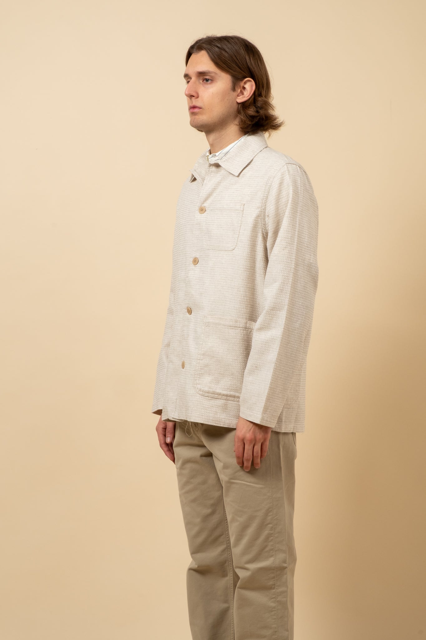 Ormiston Jacket - Linen Waffle