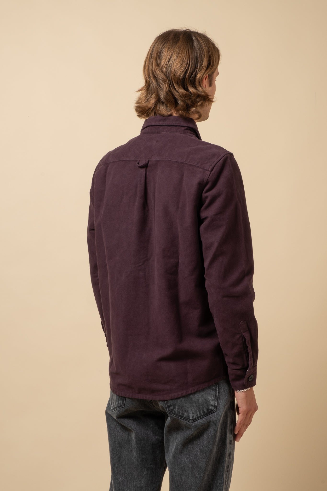 Overshirt Soft Moleskin - Burgundy