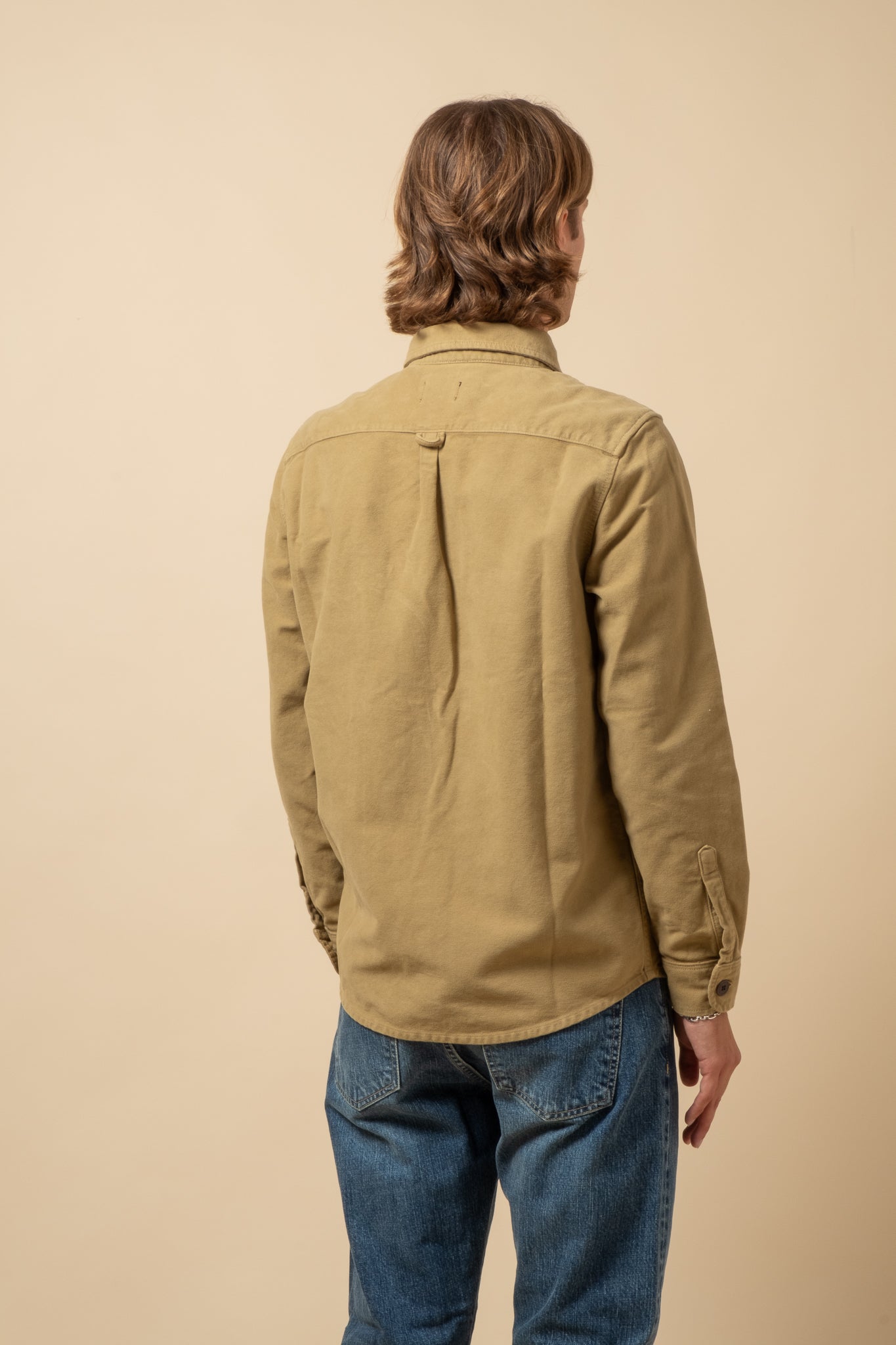 Overshirt Soft Moleskin - Khaki Beige