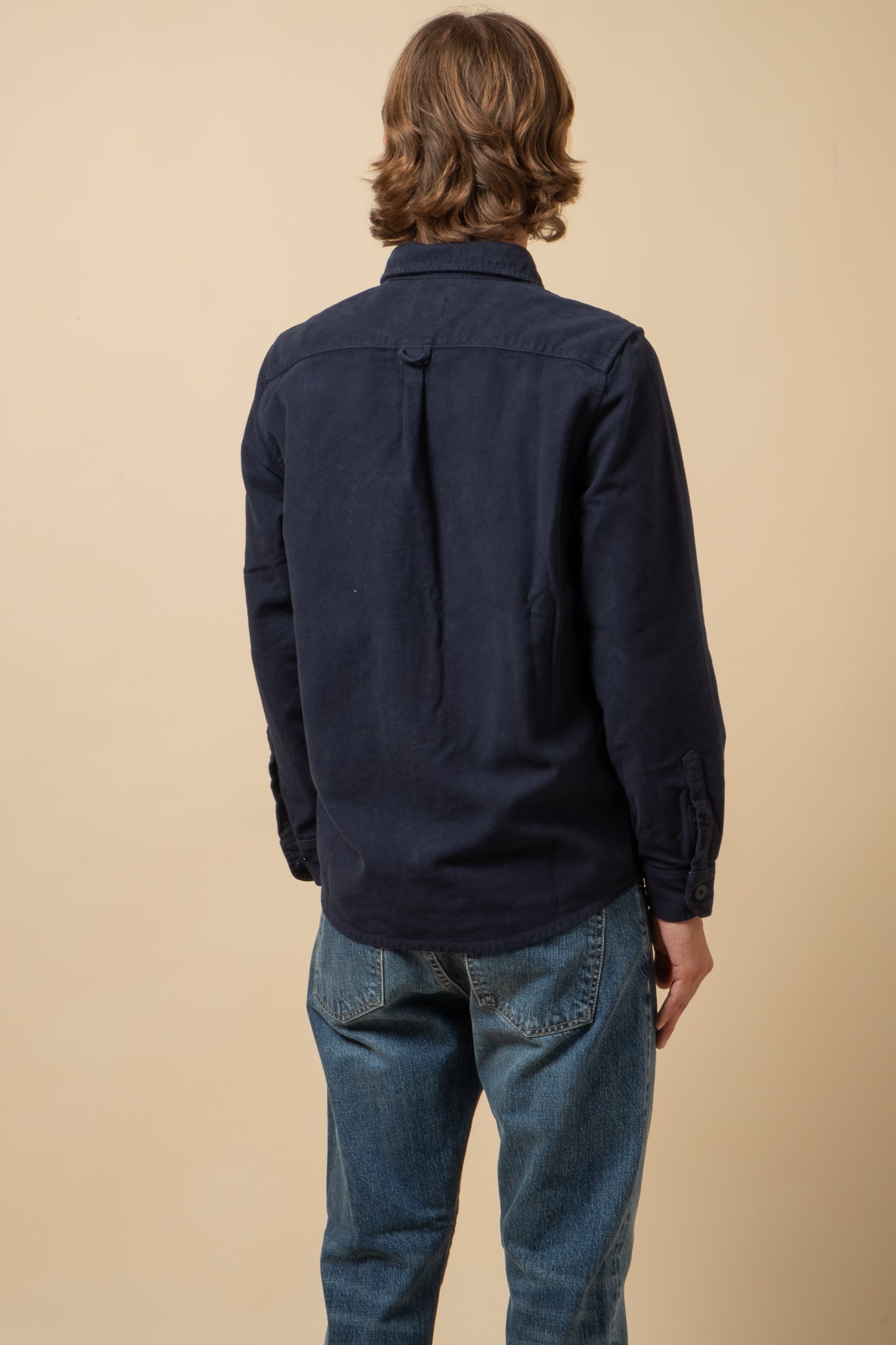 Overshirt Soft Moleskin - Navy