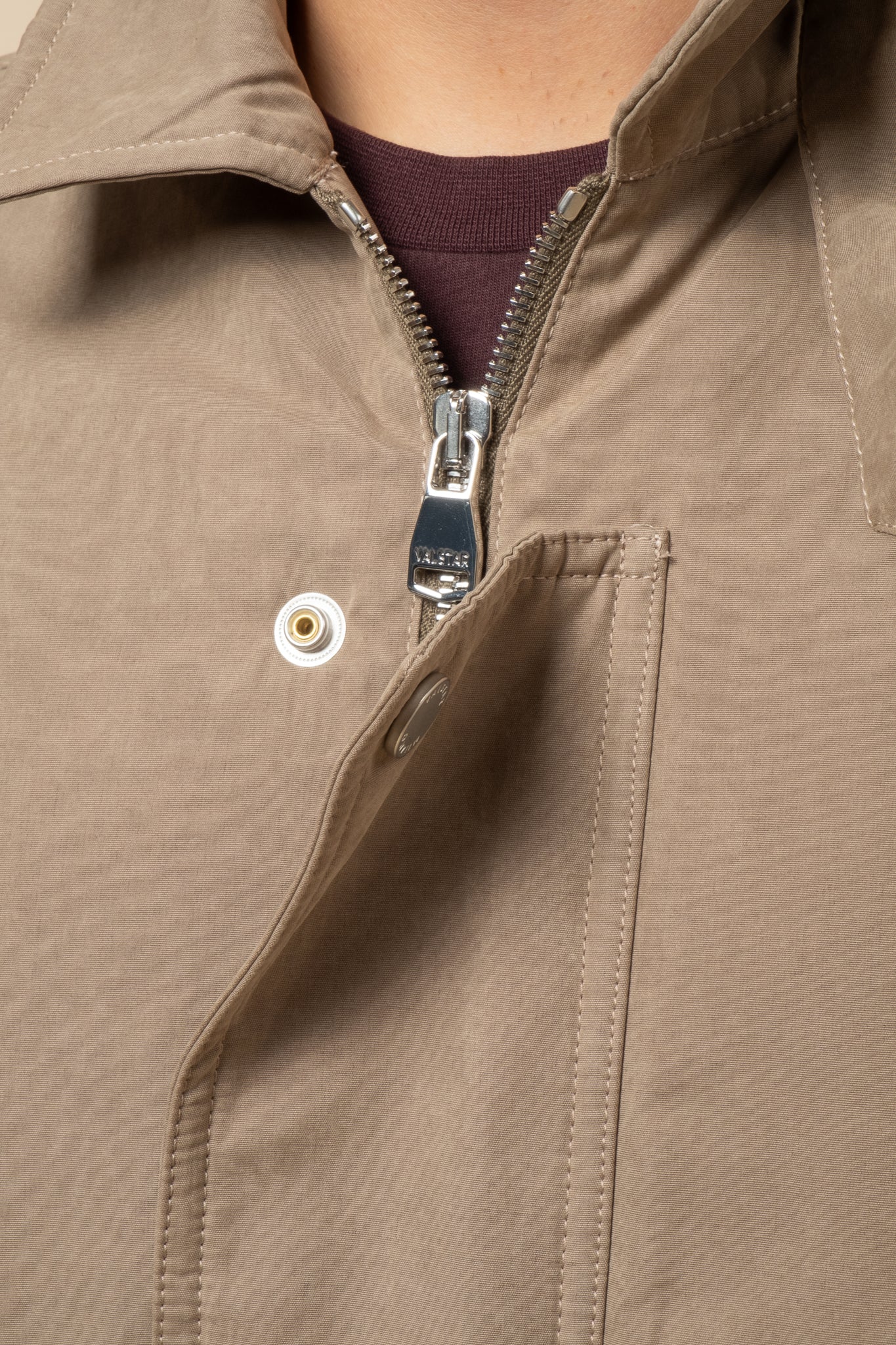 Padded Work Jacket - Beige