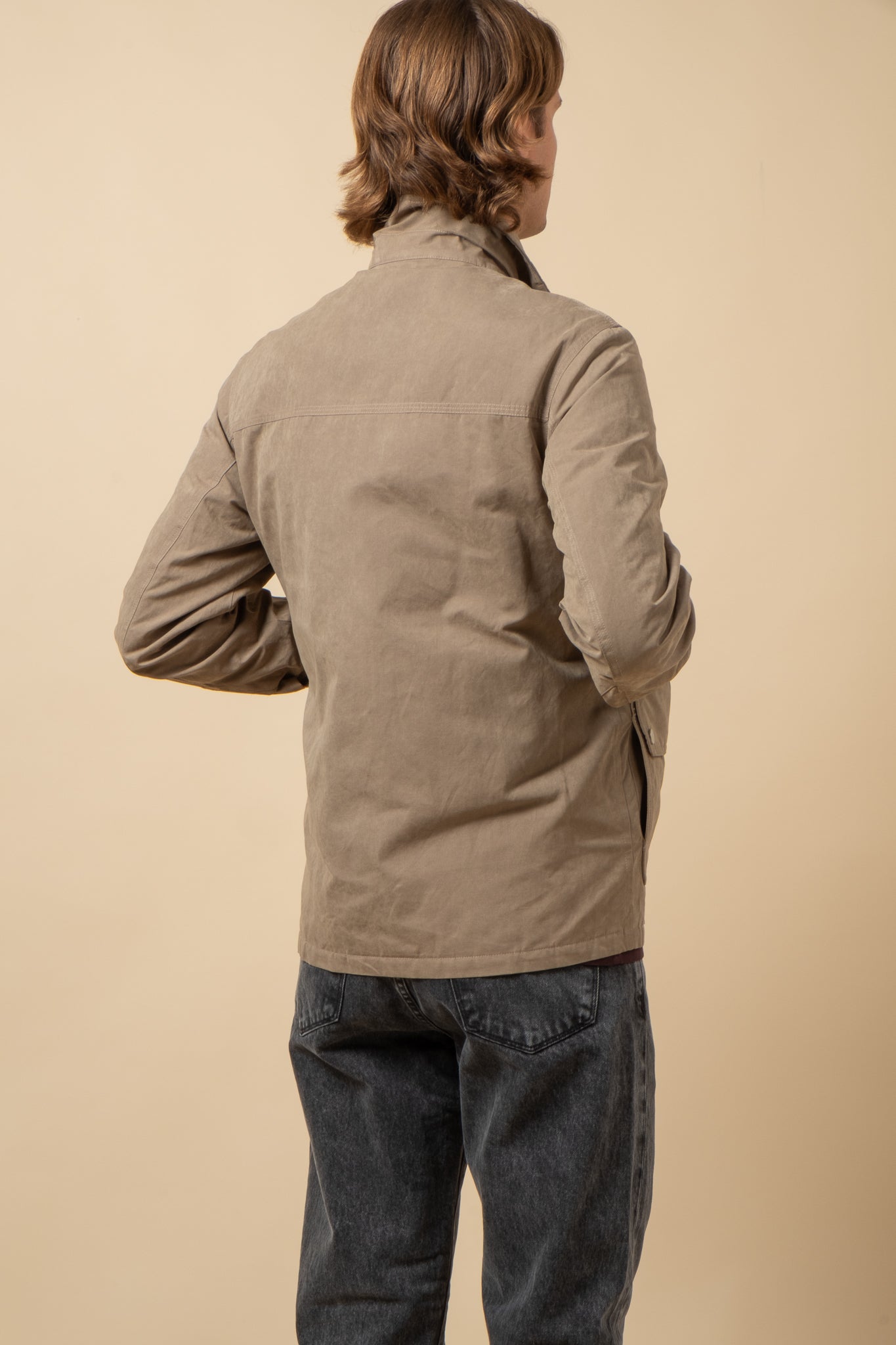 Padded Work Jacket - Beige