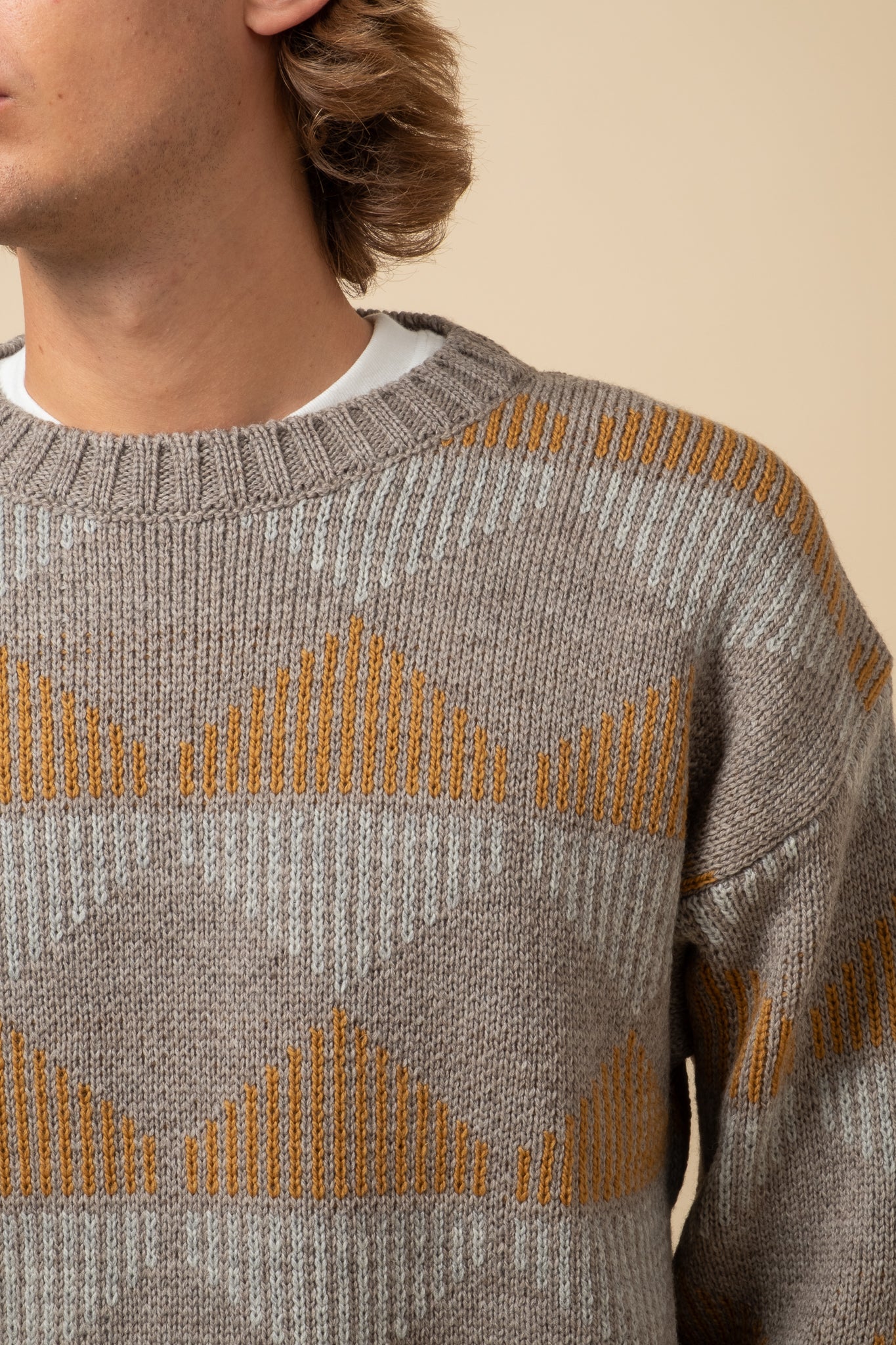 Peak Merino Crewneck - Oak