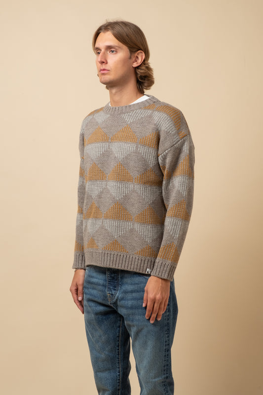 Peak Merino Crewneck - Oak