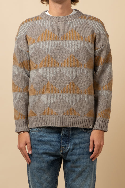 Peak Merino Crewneck - Oak