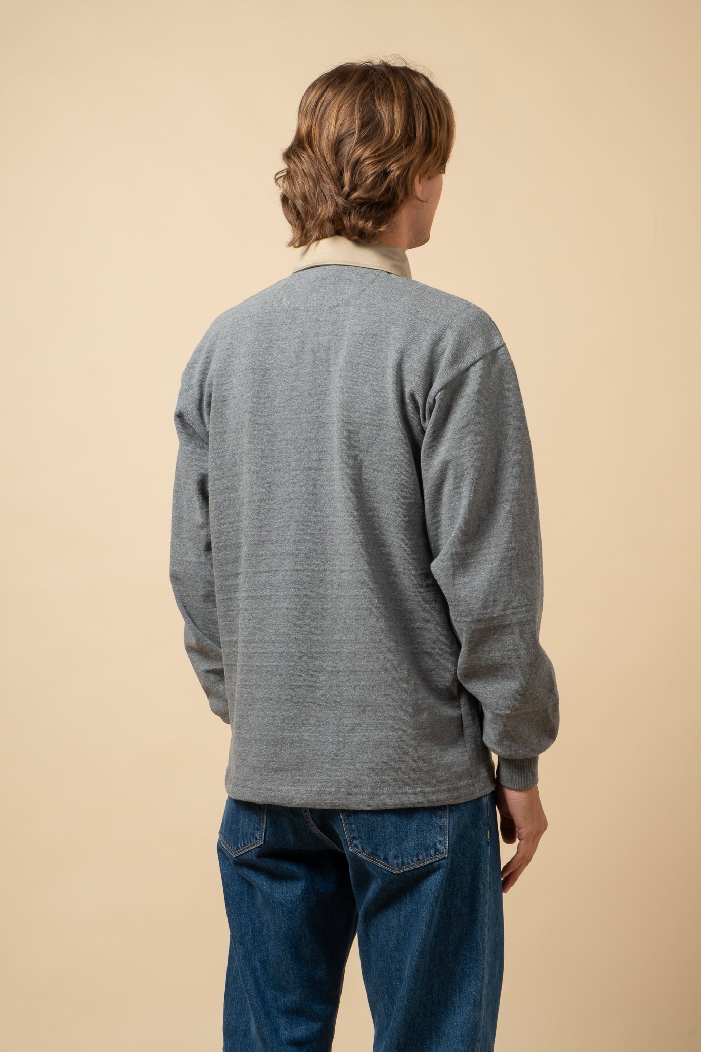 Pocket Rugby Shirt - Ash Grey