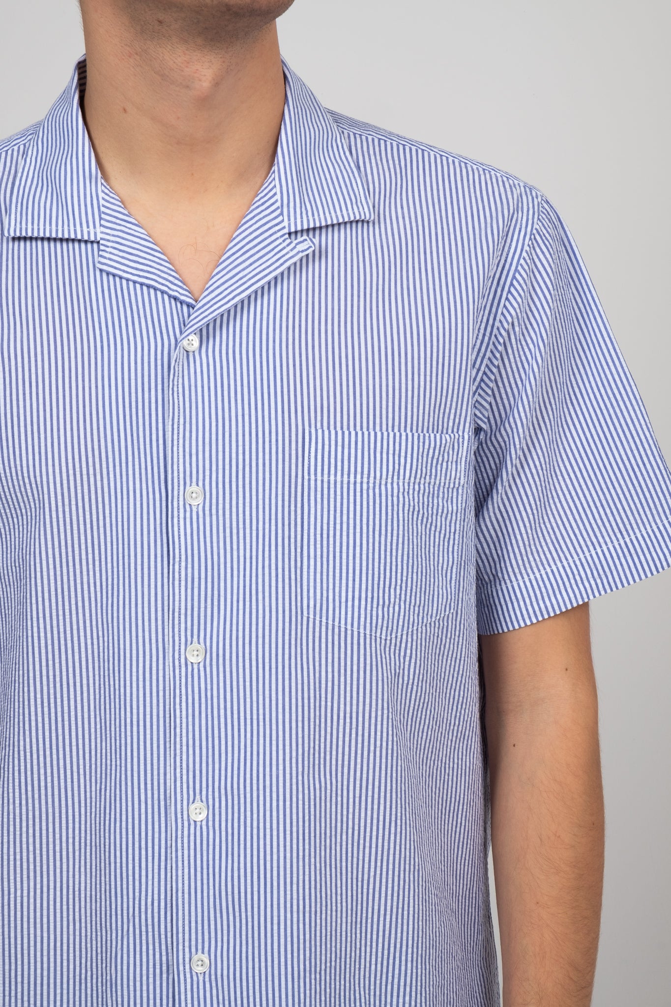 Resort Shirt - Blue Stripe