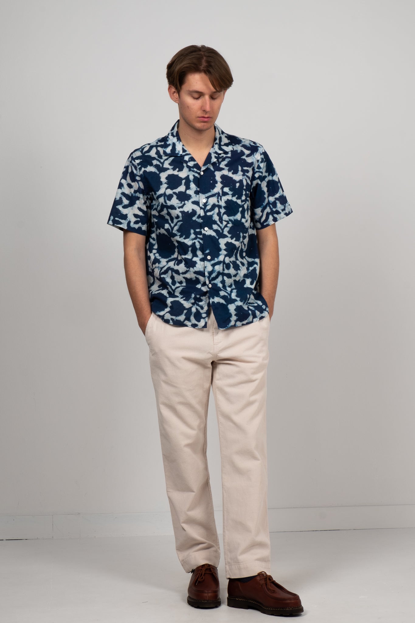 Resort Shirt - Indigo Dye