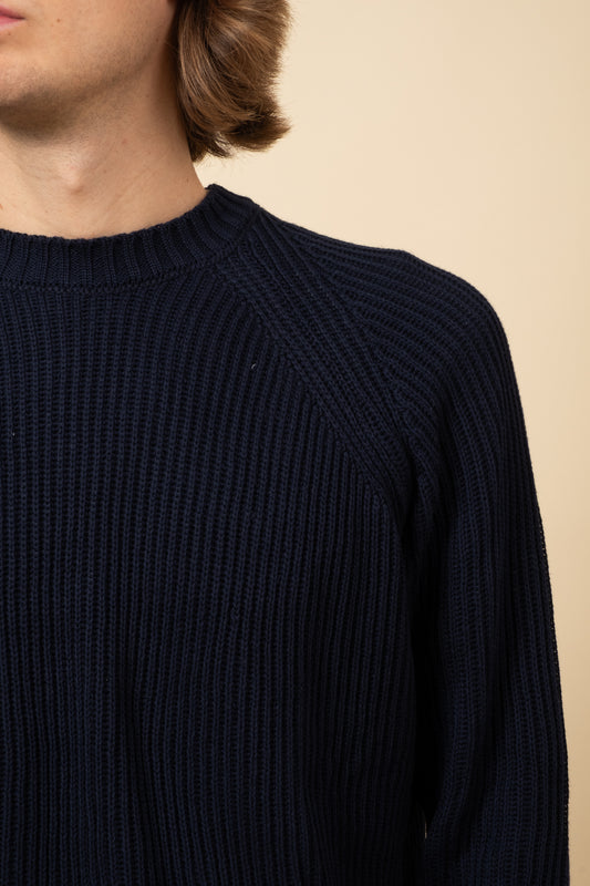 Roundneck Sweater - Navy