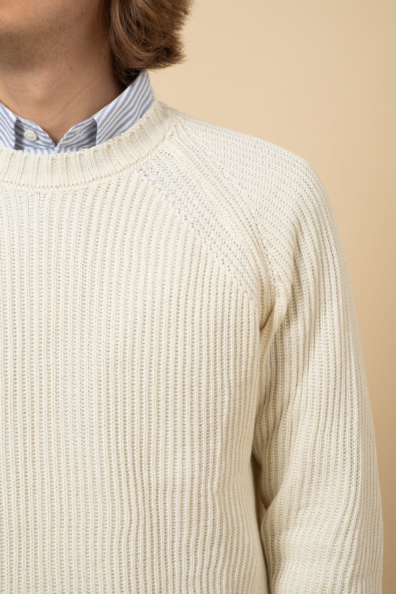 Roundneck Sweater - White