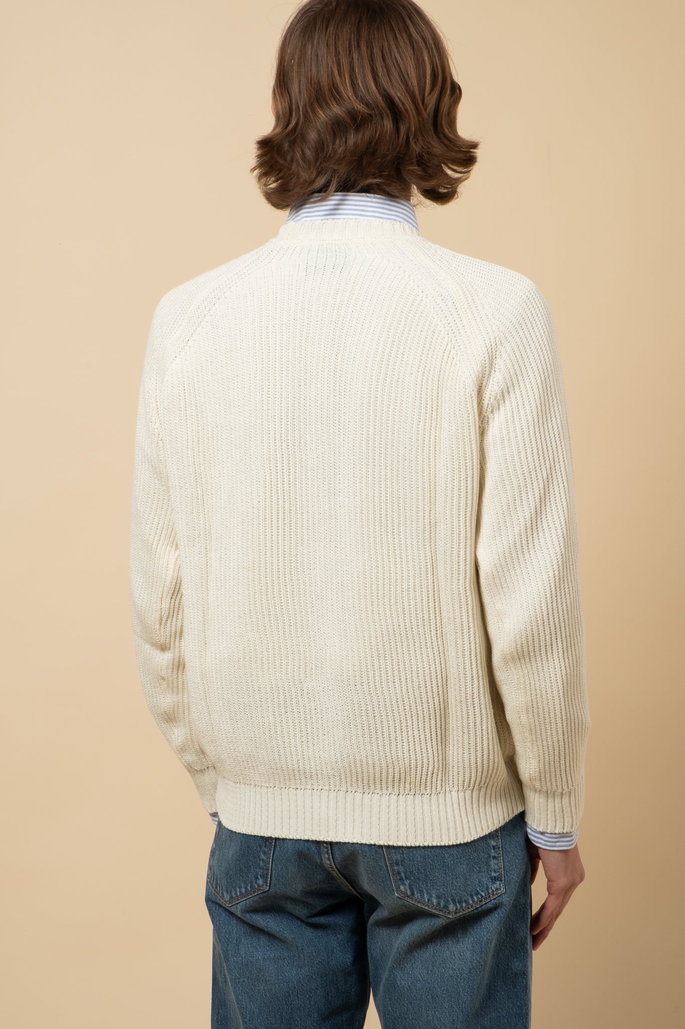 Roundneck Sweater - White