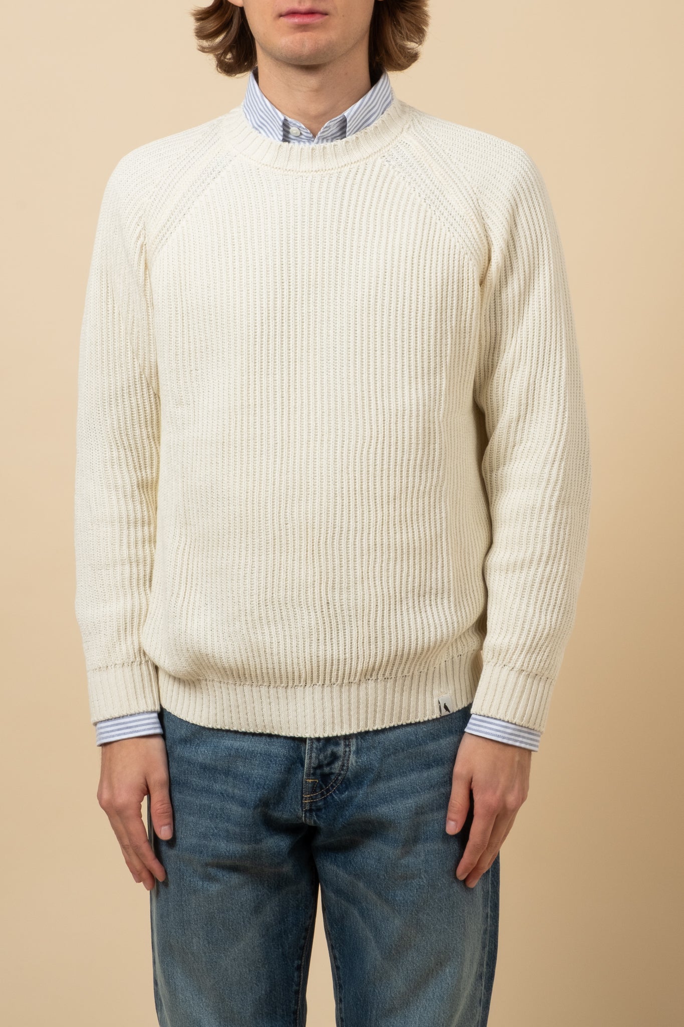 Roundneck Sweater - White