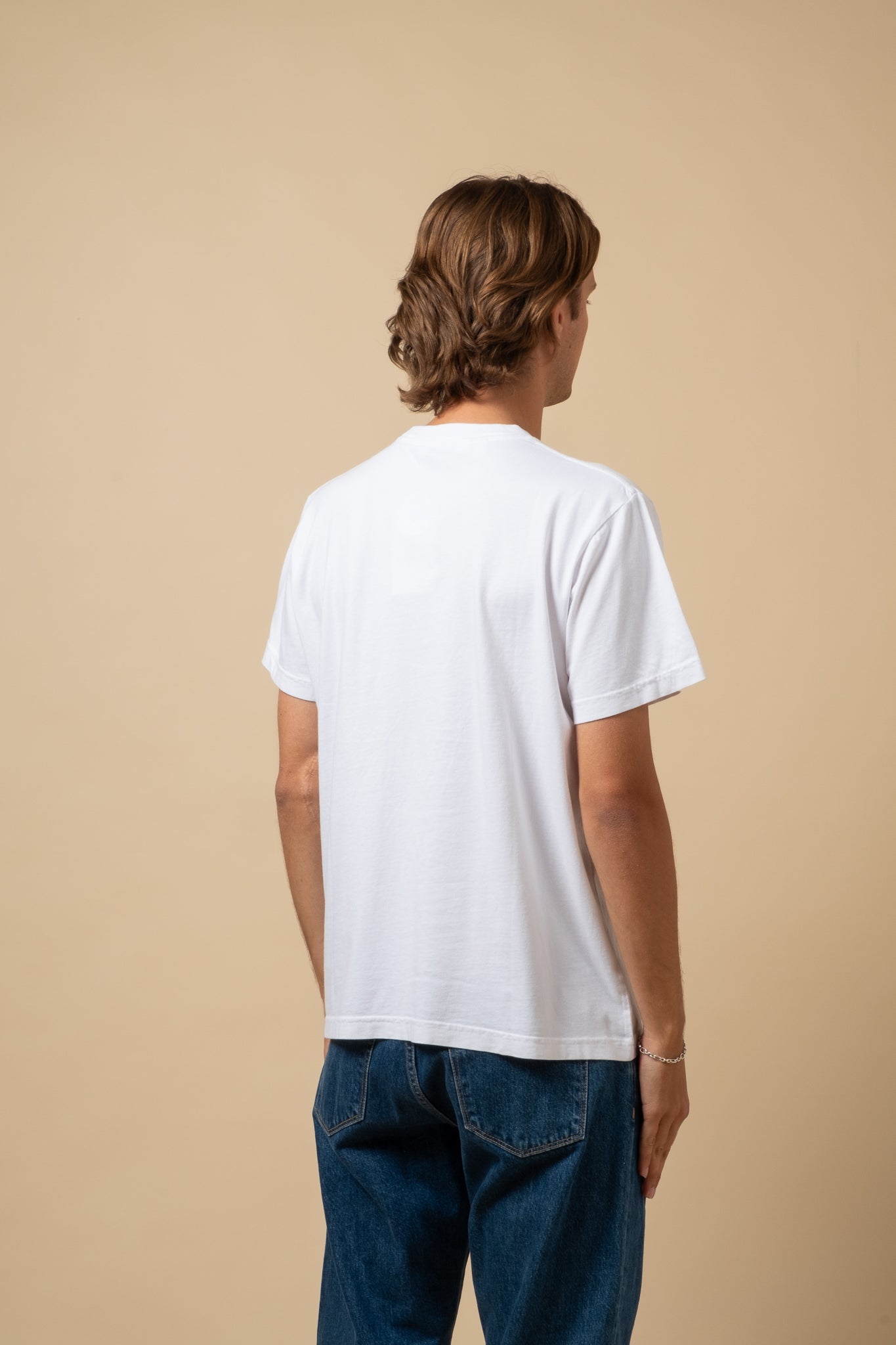 Short Sleeve Pocket Tee - White