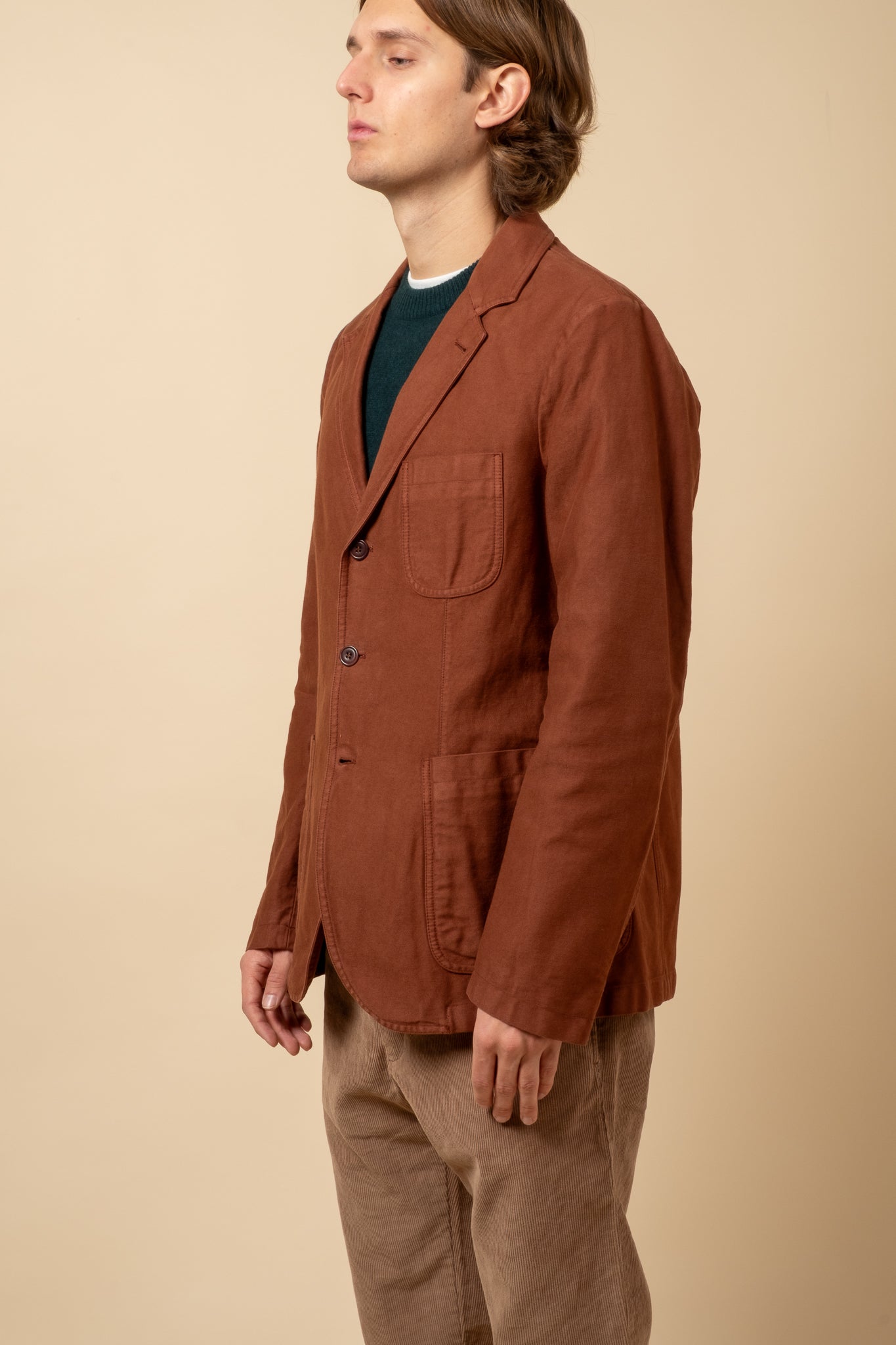 Sport Jacket Utility Twill - Terracotta