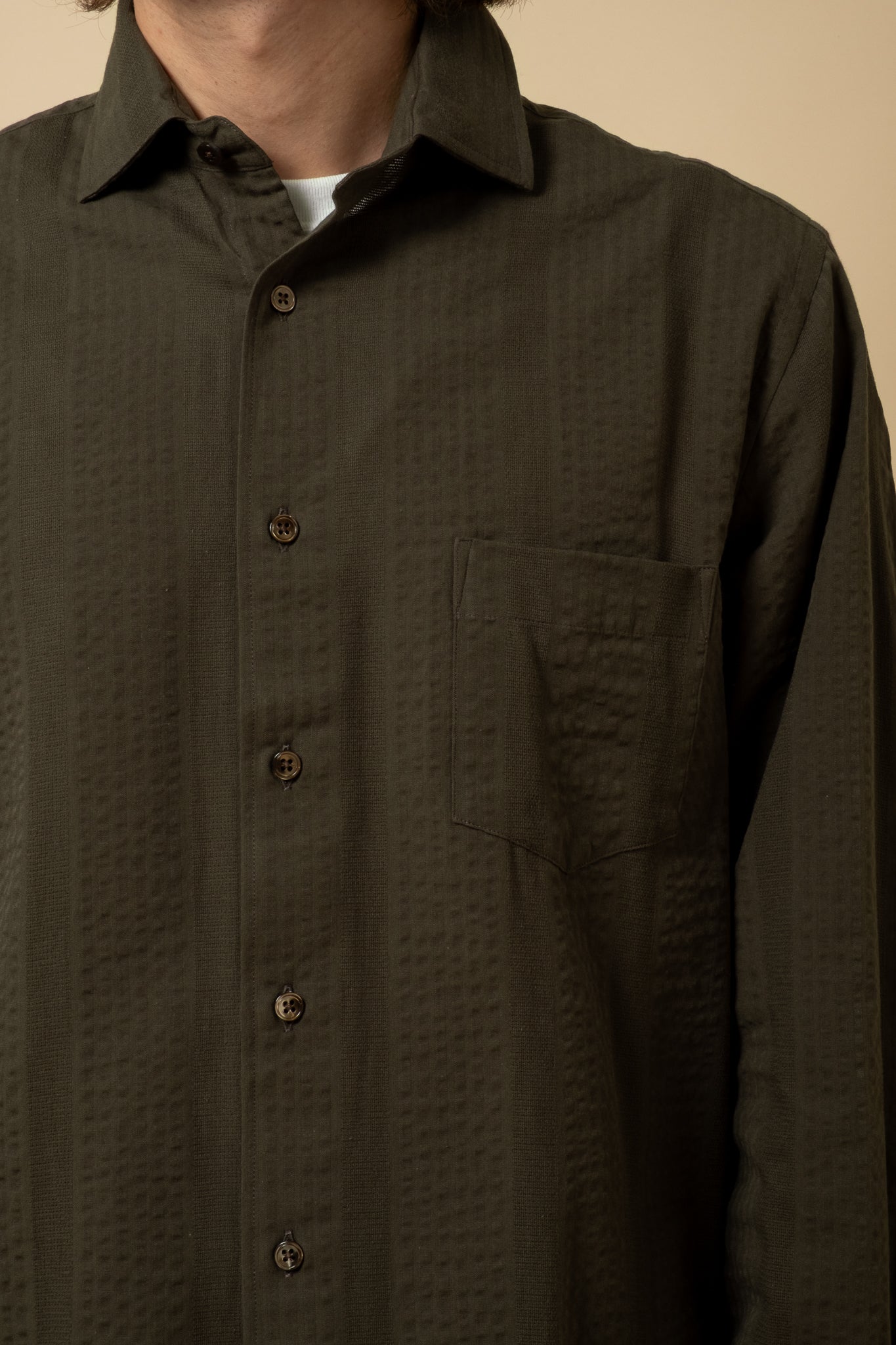 Standard Shirt Maui Stripe - Pine Green