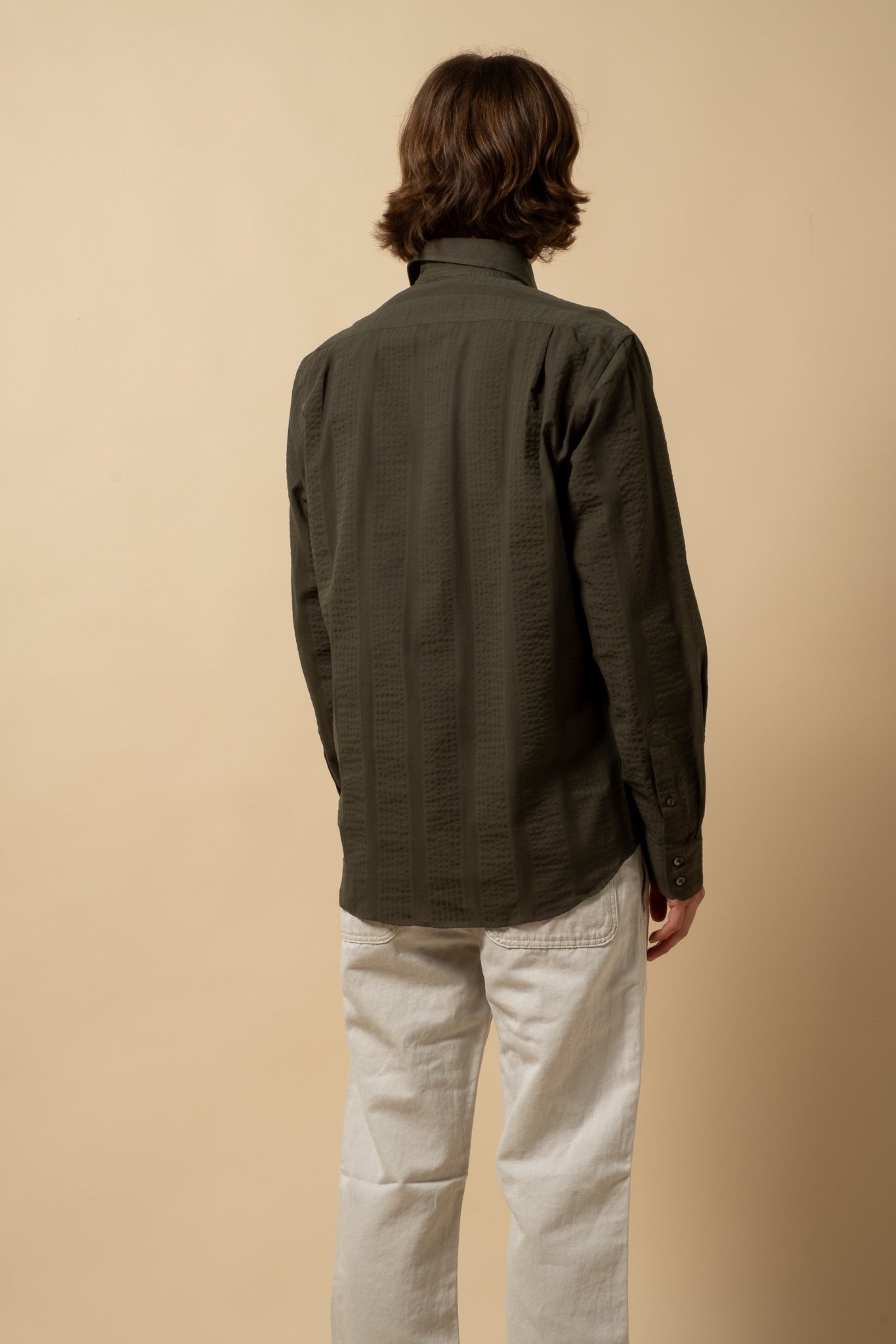 Standard Shirt Maui Stripe - Pine Green